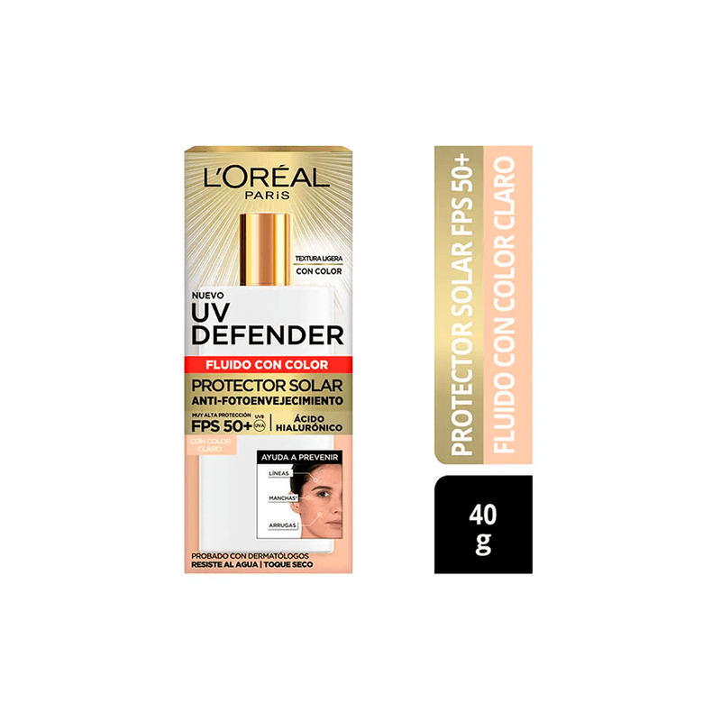 Loreal-Paris-Protector-Solar-L-Oreal-UV-Defender-FPS-50-Fluido-Tono-Claro-7899706197762_img1