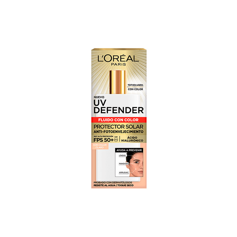 Loreal-Paris-Protector-Solar-L-Oreal-UV-Defender-FPS-50-Fluido-Tono-Claro-7899706197762_img2