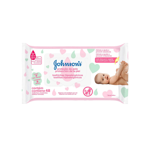 Toalla Húmeda Johnson's Extra Cuidado x 48 unid