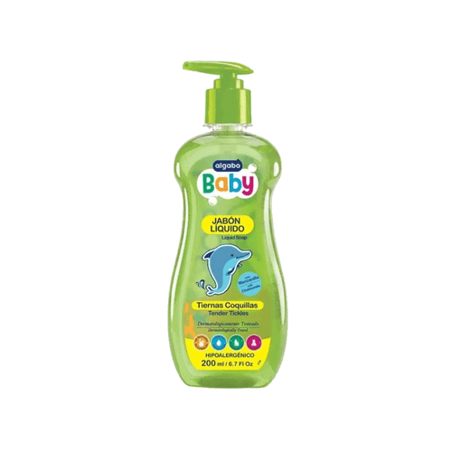 Jabón Líquido Algabo Baby Botella x 200 ml