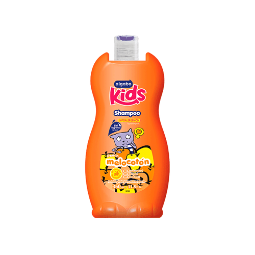 Shampoo Melocotón Algabo Kids x 350 ml