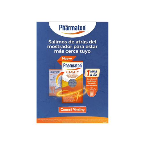 Pharmaton Vitality comprimidos recubiertos x 30