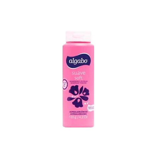 Desodorante En Polvo Suave Algabo Talquera Rosa x 120 gr
