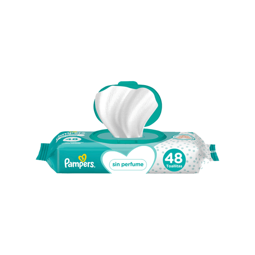 Toallitas Húmedas Pampers Sin Perfume x 48 unid