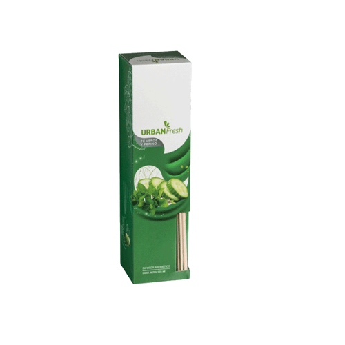 Difusor Aromatico con Varillas Urban Fresh Té verde y Pepino x 125 ml