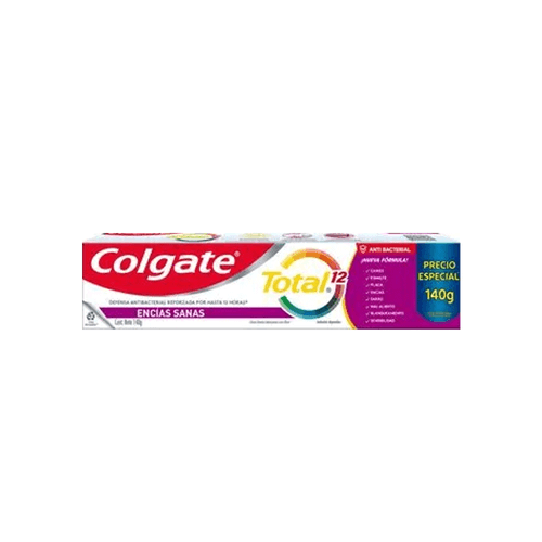 Crema Dental Colgate Total 12 Encias Sanas x 140 gr