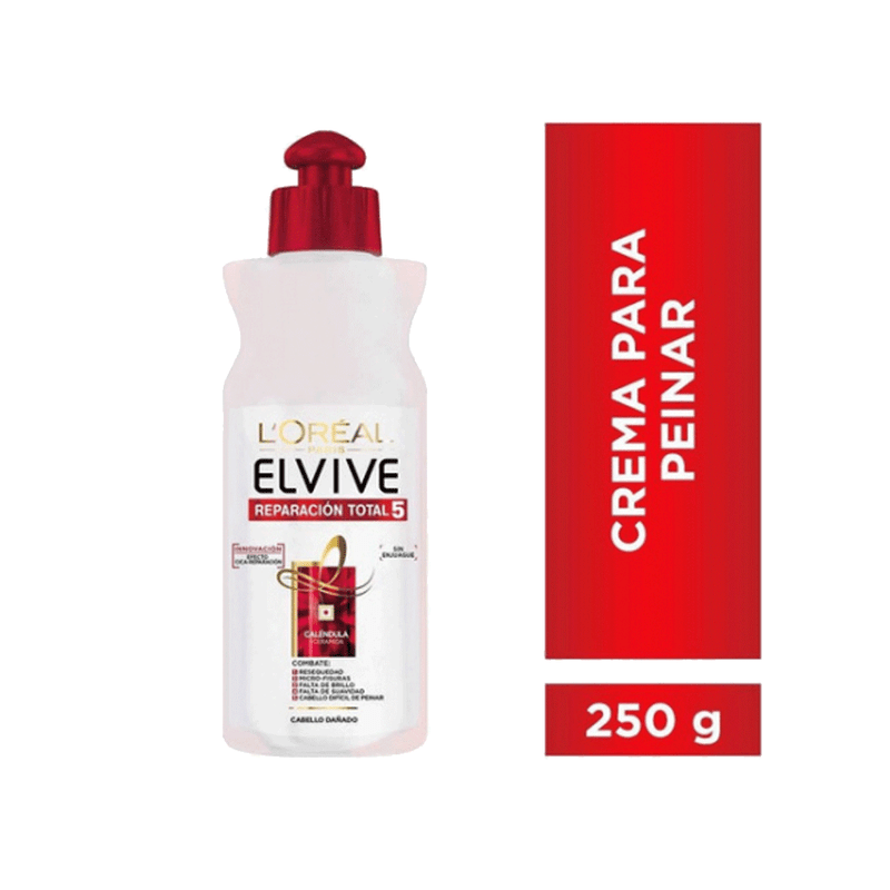 Crema-Para-Peinar-Elvive-Reparacion-Total-5-x-250-ml-Elvive