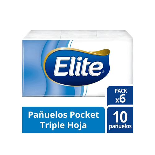 Pañuelos Descatables Elite Pack x 6 Paquetes