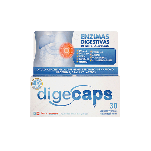 Suplemento Nutricional Digecaps x 30 cap