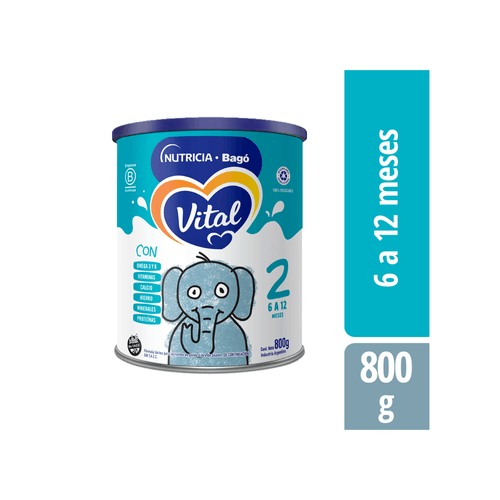 Leche Infantil Vital 2 Polvo x 800 gr
