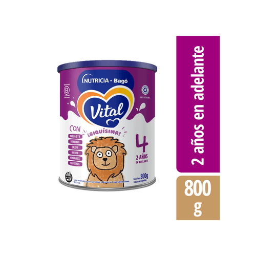 Leche Infantil Vital 4 Polvo x 800 gr