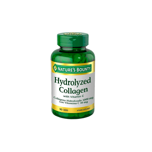 Colágeno Hidrolizado Con Vitamina C Natures Bounty x 90 Comp