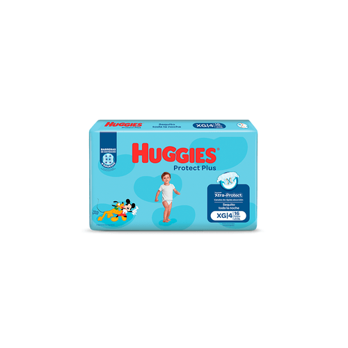 Pañales Huggies Protect Plus Maxi XG x 16un