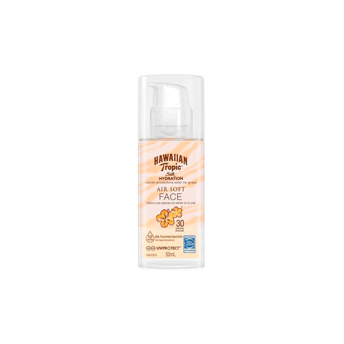 Protector Solar Facial Hawaiian Tropic Silk Hidration Fps 30 x 50 ml