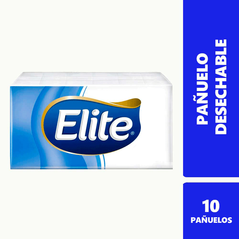 Pañuelos-Descartables-Elite-Paquete-x-10-Unidades-Elite
