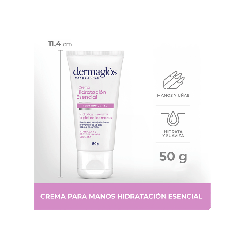 Dermaglos-Crema-para-Manos-Dermaglos-Hidratacion-Esencial-x-50g-Dermaglos-7793742008214