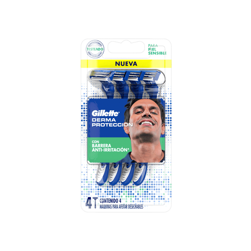 Maquina-de-Afeitar-Gillette-Derma-Proteccion-x-4-unid-Gillette