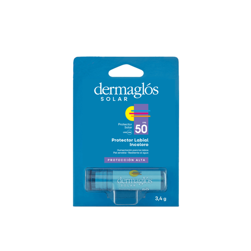 Labial Protector Dermaglos con FPS 50 x 3.4 Gr
