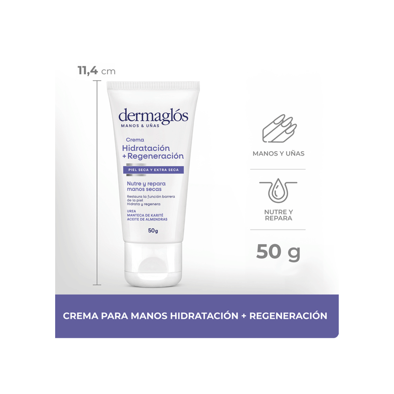 Dermaglos-Crema-para-Manos-Dermaglos-Hidratacion---Regeneracion-x-50g-Dermaglos-7793742008238