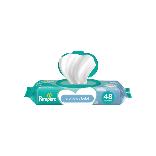 Toallitas Húmedas Pampers Aroma de Bebé x 48 unid