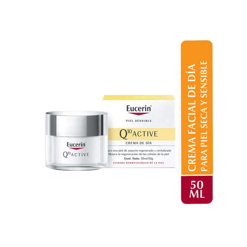 Crema Facial de Dia Eucerin Q10 Active FPS15 x 50 ml