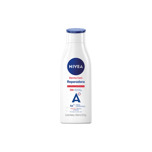 Crema Corporal Nivea Derma Care Reparadora Hipoalergénica x 250 ml