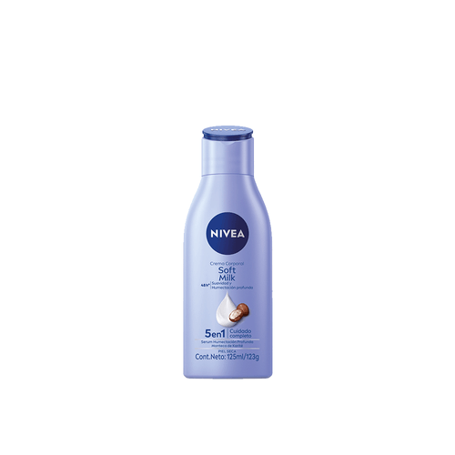Crema Corporal Nivea Soft Milk 5 en 1 Piel seca x 125 ml