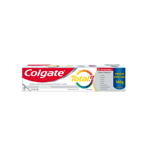 Crema Dental Colgate Total 12 Original x 140 gr