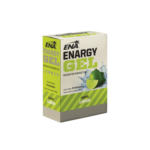 Suplemento Deportivo Ena Enargy Gel+ Sabor Limon x 6 unid