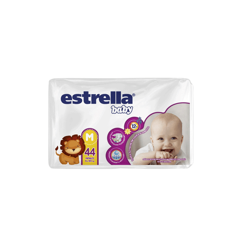 Pañales Estrella Baby Talle M x 44 Unid
