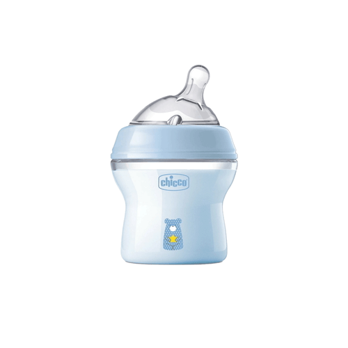 Mamadera Chicco Natural Feeling Celeste x 150 ml