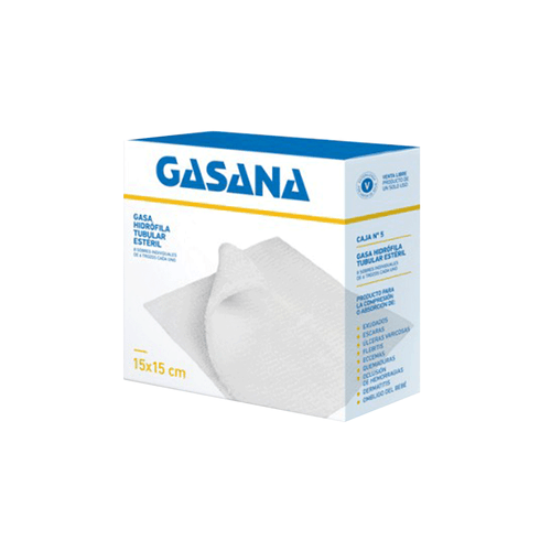 Gasa Hidrogasa Hidrofilica Esteril N°5 30X30 6 Pack x 2 Unid