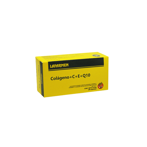 Suplemento Dietario Colageno+C+E+Q10 Lafarmen x 30 capsulas