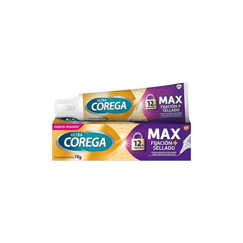Adhesivo Ultra Corega Máximo Sellado + Fijación + Frescura x 70 gr