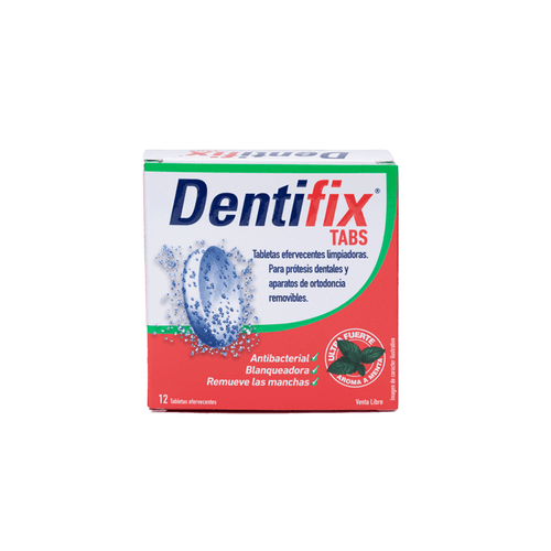 Limpiadores De Prótesis Dentifix Tabs x 12 unid