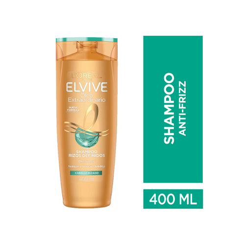 Shampoo Elvive Oleo Extraordinario Rizos x 400 ml