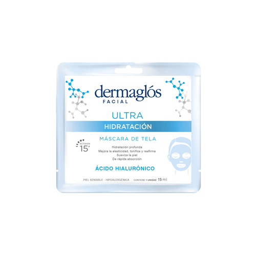 Máscara de Tela Dermaglós Ultra Hidratación x 15 ml