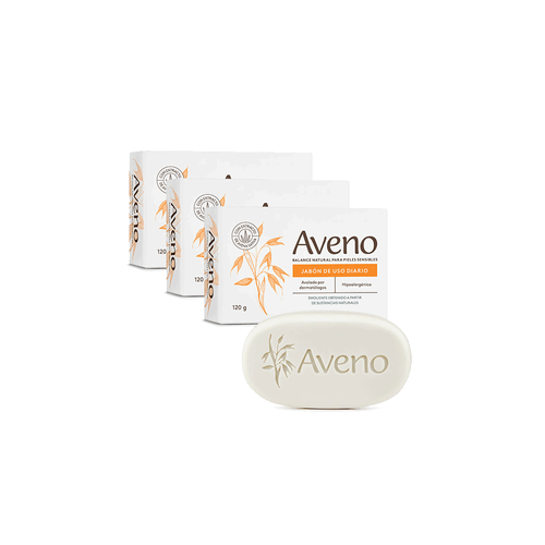 Kit Aveno Jabón Compuesto 120 gr x 3 unid