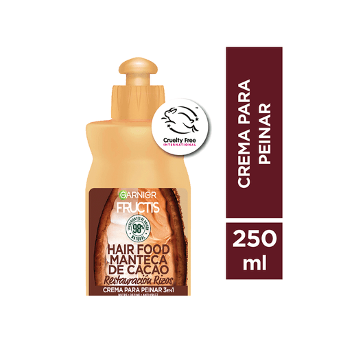 Crema Para Peinar Fructis Hair Food Cacao x 250ml