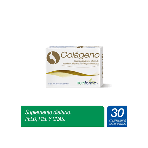 Suplemento Dietario Colageno Nutrifarma x 30 Comp
