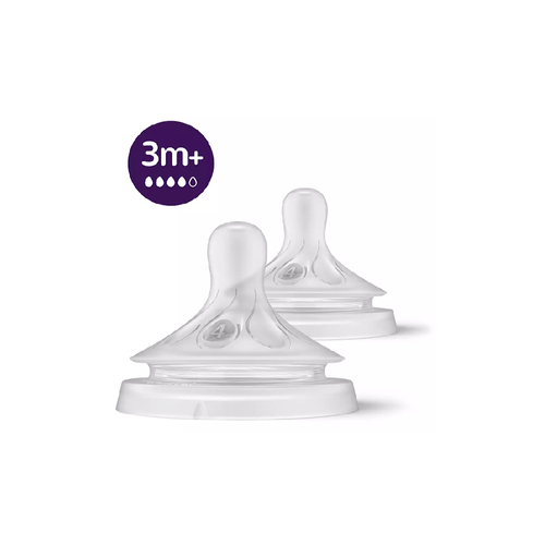 Tetina Natural Response Philips Avent 3m+ Flujo Rapido x 2 unid
