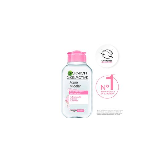 Agua Micelar Todo en 1 Garnier x 100 ml