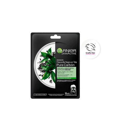 Mascarilla Pure Carbón Skin Active Garnier