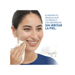Cetaphil -Toallitas de limpieza facial desmaquillantes Cetaphil  x 25 unid-3499320005326