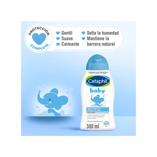 Baño liquido Cetaphil Baby de la cabeza a los pies x 300 ml
