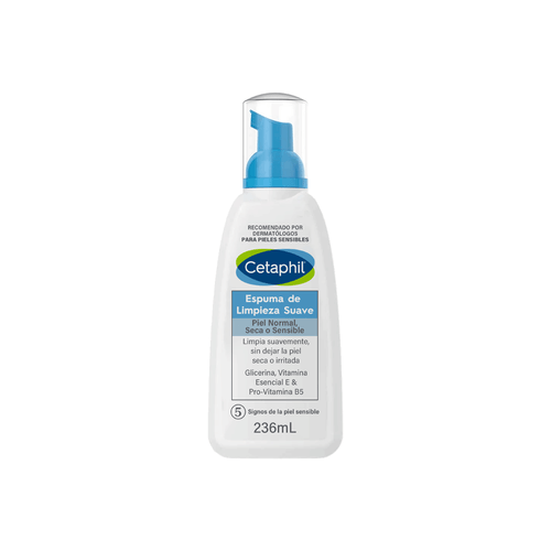 Espuma de Limpieza Suave Cetaphil x 236 ml