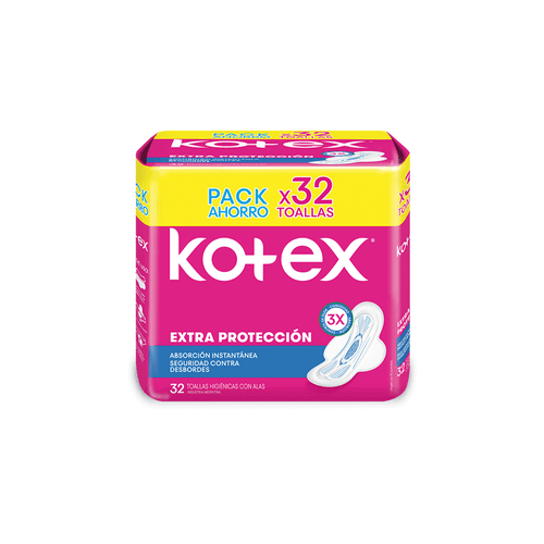 Toalla Femenina Kotex Normal x 32 unid