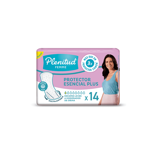 Protector Plenitud Femme Esencial Plus x 14 unid