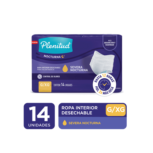 Ropa Interior Plenitud Nocturnos G/XG x 14 Unid.