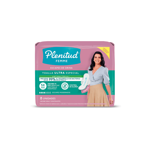 Toalla Plenitud Femme Ultra Especial x 8 unid